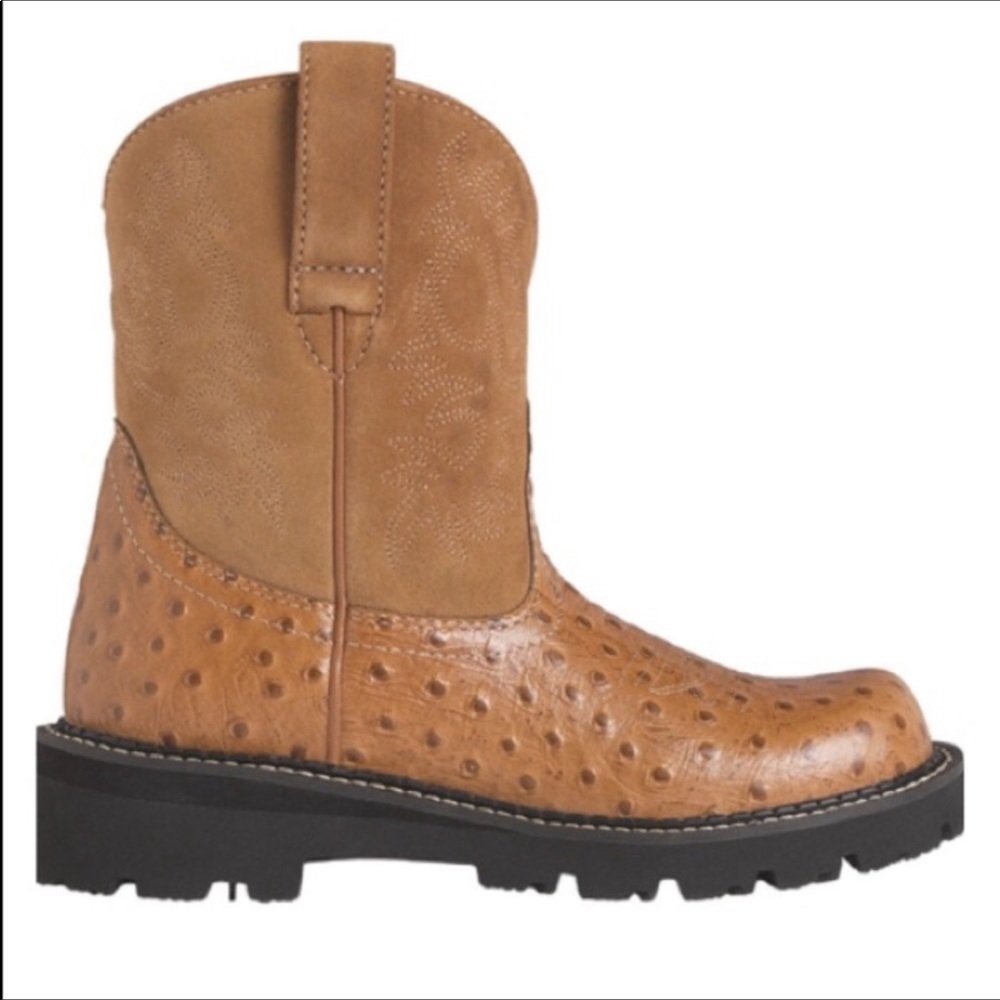 Ariat Fatbaby boots. brown/tan size 8